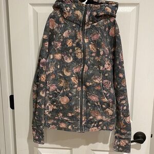 lululemon Scuba Hoodie Floral Size 6